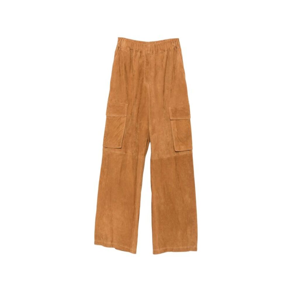 Cassell Brown Trousers - Palazzo Pants Women